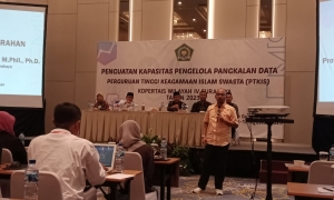 Ketua UPT TIKPD STIU Darussalam Bangkalan Ikuti Penguatan Kapasitas Pengelola Pangkalan Data PTKIS Kopertais Wilayah IV Surabaya